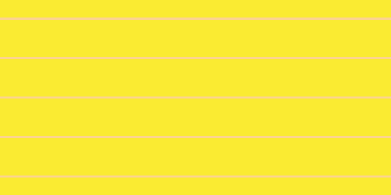#faeb32, #fcd393 horizontal lines, five pixels wide, seventy-six pixels apart