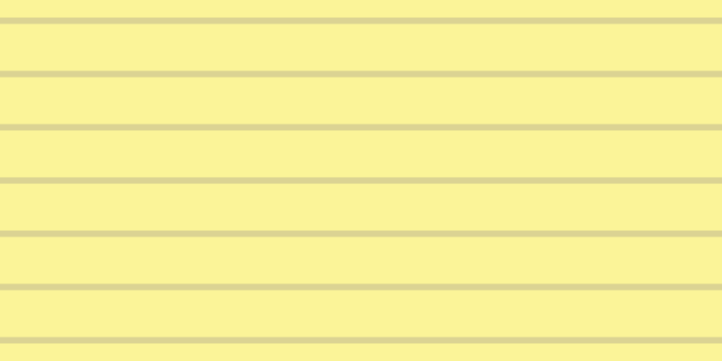 #faeb32 (50%), #dbd393 horizontal lines, seven pixels wide, fifty-two pixels apart