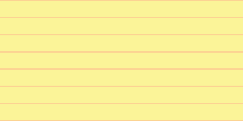 #faeb32 (50%), #fcd393 horizontal lines, five pixels wide, fifty-two pixels apart