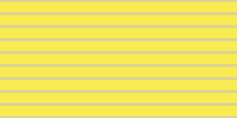 #faeb53, #dbd393 horizontal lines, eight pixels wide, thirty-six pixels apart