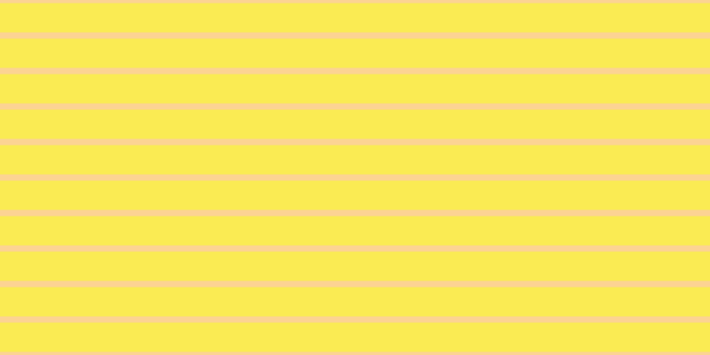 #faeb53, #fcd393 horizontal lines, seven pixels wide, thirty-three pixels apart