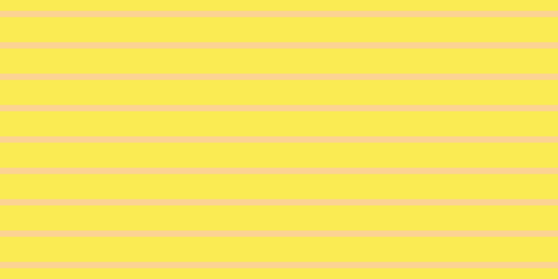 #faeb53, #fcd393 horizontal lines, nine pixels wide, thirty-six pixels apart