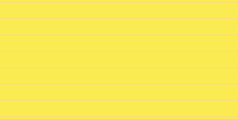 #faeb53, #fcd393 horizontal lines, two pixels wide, fifty-three pixels apart