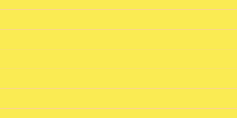 #faeb53, #fcd393 horizontal lines, two pixels wide, sixty-five pixels apart