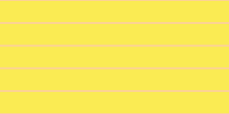#faeb53, #fcd393 horizontal lines, seven pixels wide, seventy-three pixels apart
