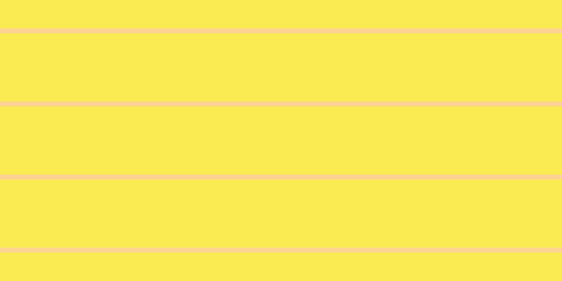 #faeb53, #fcd393 horizontal lines, seven pixels wide, ninety-seven pixels apart
