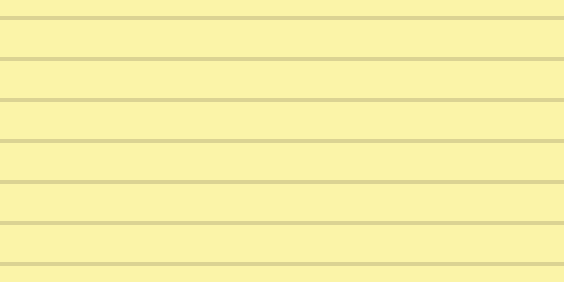 #faeb53 (50%), #dbd393 horizontal lines, six pixels wide, fifty-two pixels apart