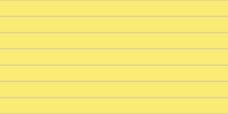 #faeb74, #dbd393 horizontal lines, five pixels wide, fifty-two pixels apart