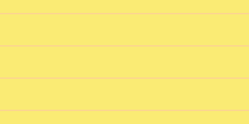 #faeb74, #fcd393 horizontal lines, four pixels wide, one hundred pixels apart