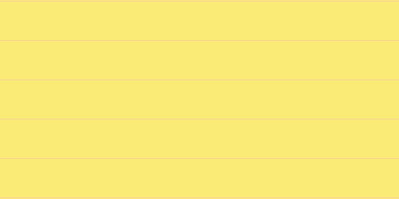 #faeb74, #fcd393 horizontal lines, two pixels wide, seventy-seven pixels apart