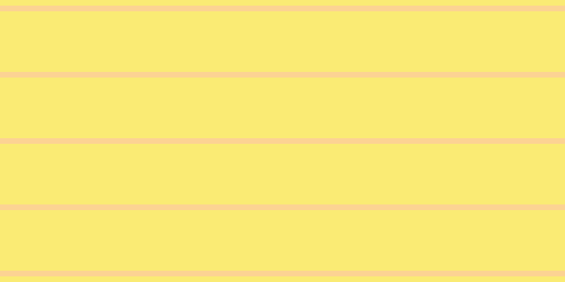#faeb74, #fcd393 horizontal lines, eight pixels wide, eighty-six pixels apart