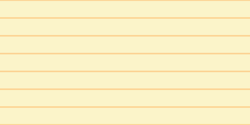 #faeb95 (50%), #fcd393 horizontal lines, five pixels wide, fifty-two pixels apart