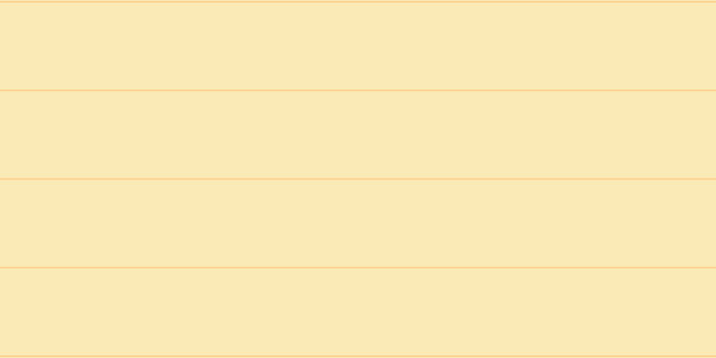 #faebb6, #fcd393 horizontal lines, two pixels wide, ninety-seven pixels apart
