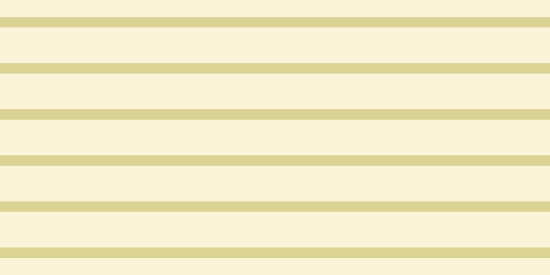 #faebb6 (50%), #dbd393 horizontal lines, fifteen pixels wide, fifty-two pixels apart