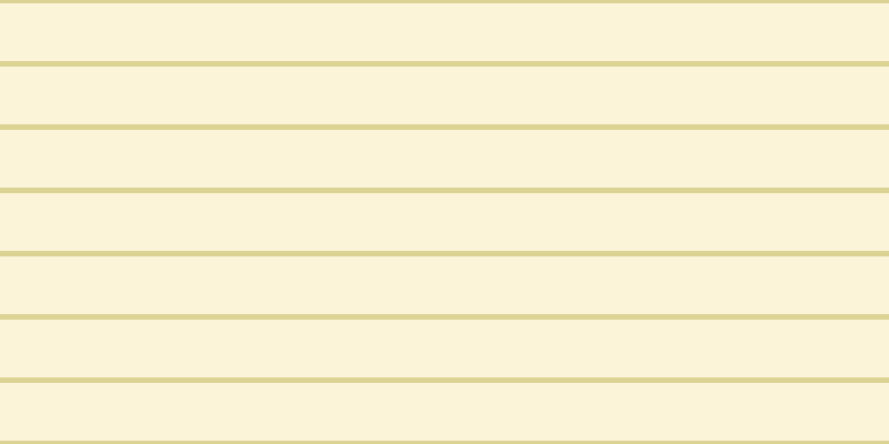 #faebb6 (50%), #dbd393 horizontal lines, five pixels wide, fifty-two pixels apart