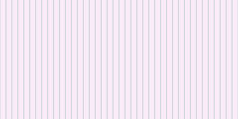 #faebf8, #67a393 vertical lines, one pixels wide, nineteen pixels apart