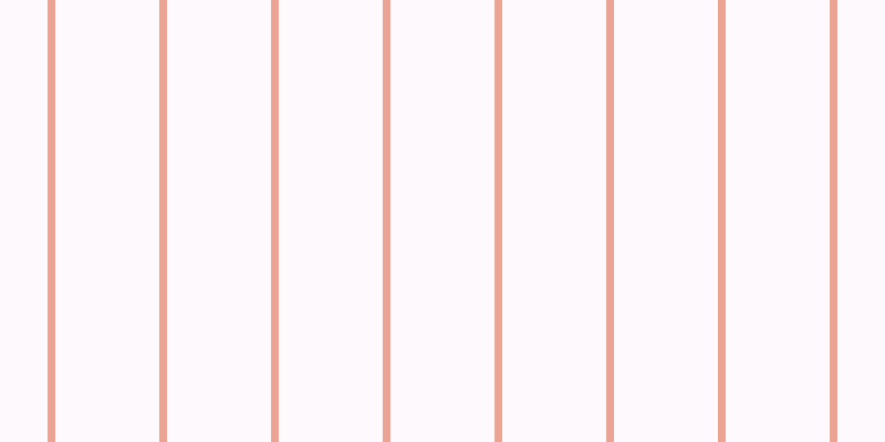#faebf8 (25%), #eba393 vertical lines, seven pixels wide, ninety-four pixels apart