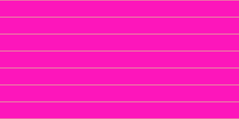 #fd16bb, #dbd393 horizontal lines, two pixels wide, fifty-five pixels apart
