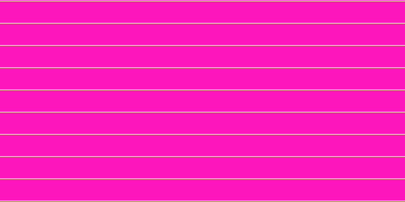 #fd16bb, #fcd393 horizontal lines, two pixels wide, forty-two pixels apart