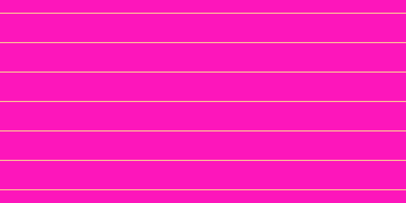 #fd16bb, #fcd393 horizontal lines, two pixels wide, fifty-six pixels apart