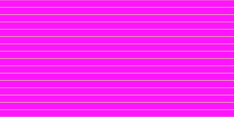 #fd16fd, #dbd393 horizontal lines, two pixels wide, twenty-three pixels apart