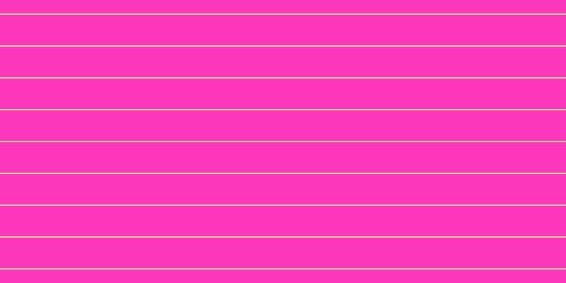 #fd37bb, #dbd393 horizontal lines, two pixels wide, forty-three pixels apart