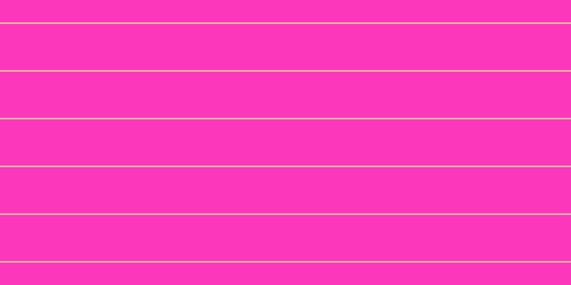 #fd37bb, #dbd393 horizontal lines, two pixels wide, sixty-five pixels apart
