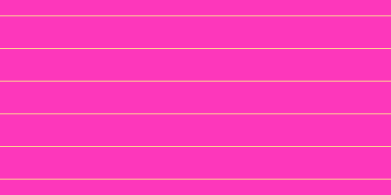 #fd37bb, #fcd393 horizontal lines, two pixels wide, sixty-five pixels apart