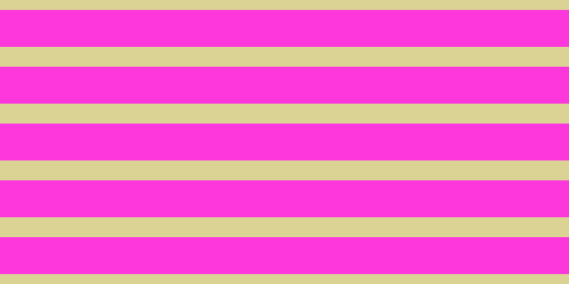 #fd37dc, #dbd393 horizontal lines, twenty-eight pixels wide, fifty-two pixels apart