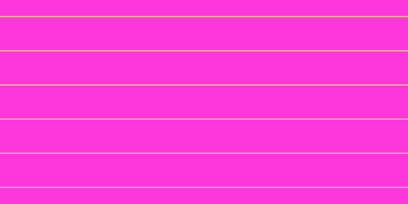 #fd37dc, #fcd393 horizontal lines, two pixels wide, sixty-five pixels apart