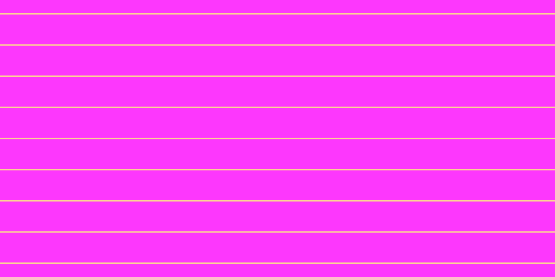 #fd37fd, #fcd393 horizontal lines, two pixels wide, forty-three pixels apart
