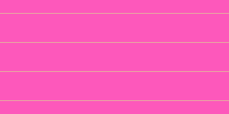 #fd58bb, #dbd393 horizontal lines, two pixels wide, one hundred pixels apart