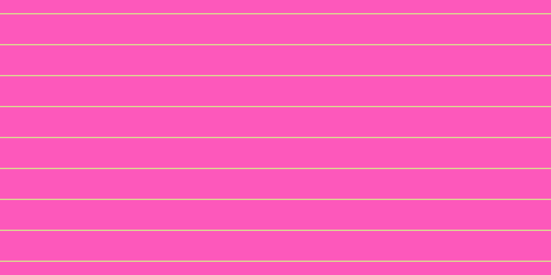 #fd58bb, #dbd393 horizontal lines, two pixels wide, forty-three pixels apart