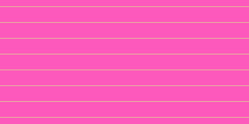 #fd58bb, #dbd393 horizontal lines, two pixels wide, forty-nine pixels apart