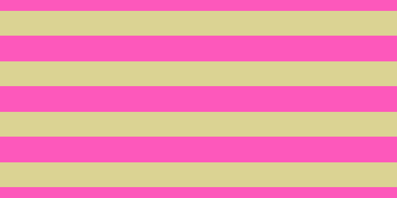 #fd58bb, #dbd393 horizontal lines, fifty pixels wide, fifty-two pixels apart