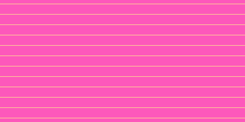 #fd58bb, #fcd393 horizontal lines, two pixels wide, thirty-two pixels apart