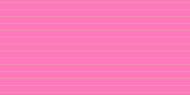 #fd79bb, #dbd393 horizontal lines, one pixels wide, twenty-eight pixels apart
