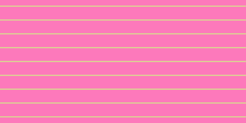 #fd79bb, #dbd393 horizontal lines, four pixels wide, forty-one pixels apart