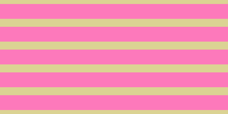 #fd79bb, #dbd393 horizontal lines, twenty-eight pixels wide, fifty-two pixels apart