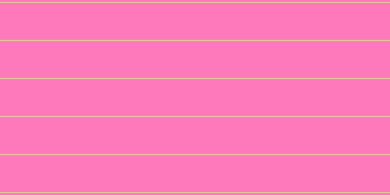#fd79bb, #dbd393 horizontal lines, two pixels wide, seventy-six pixels apart