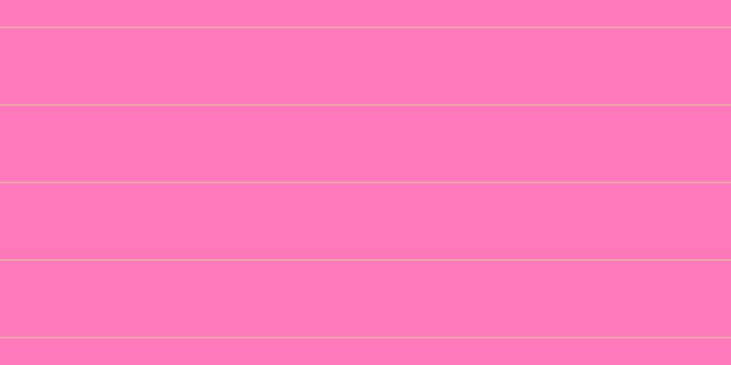 #fd79bb, #dbd393 horizontal lines, one pixels wide, eighty-four pixels apart