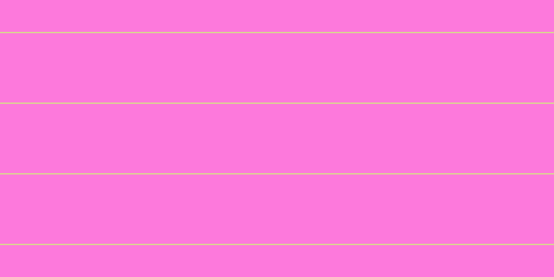 #fd79dc, #dbd393 horizontal lines, two pixels wide, one hundred pixels apart