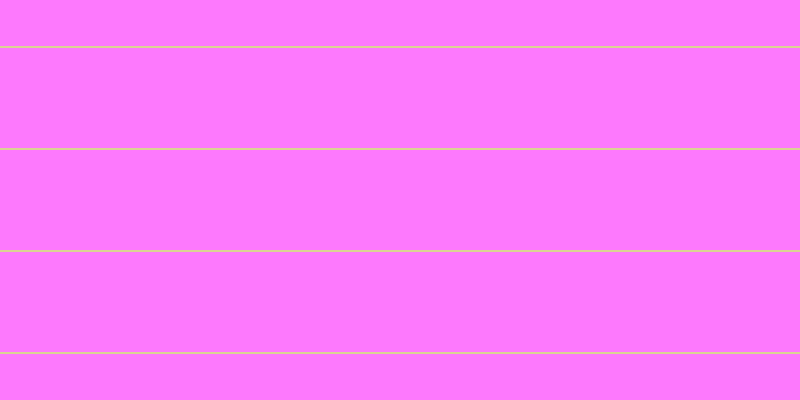 #fd79fd, #dbd393 horizontal lines, two pixels wide, one hundred pixels apart