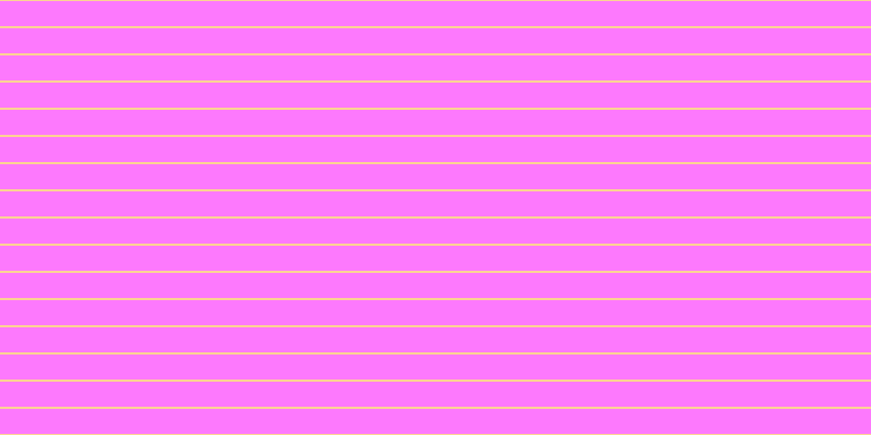 #fd79fd, #fcd393 horizontal lines, two pixels wide, twenty-three pixels apart