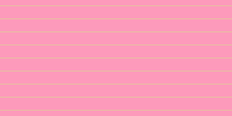 #fd9abb, #dbd393 horizontal lines, two pixels wide, forty-three pixels apart