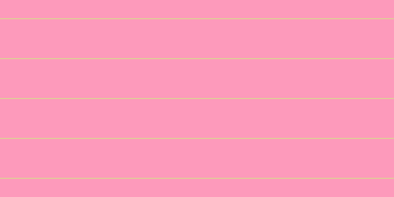 #fd9abb, #dbd393 horizontal lines, two pixels wide, seventy-nine pixels apart