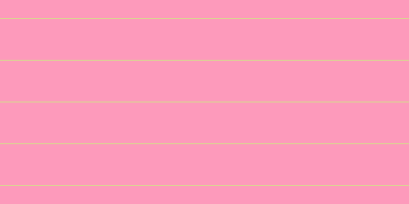 #fd9abb, #dbd393 horizontal lines, two pixels wide, eighty pixels apart