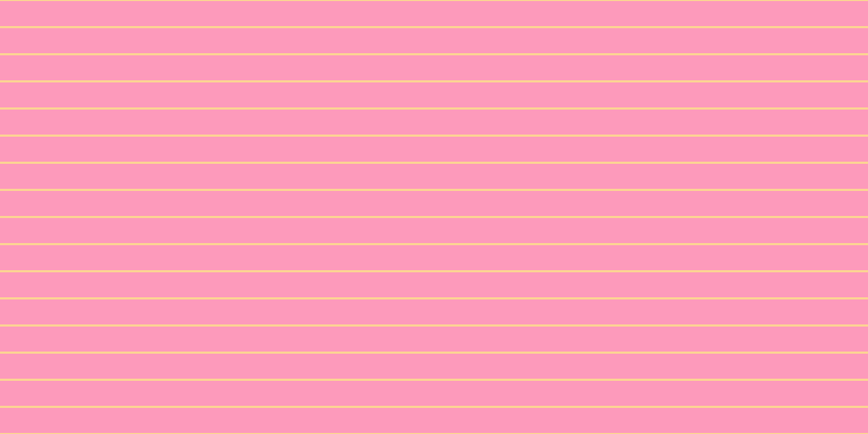#fd9abb, #fcd393 horizontal lines, two pixels wide, twenty-three pixels apart