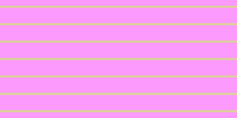 #fd9afd, #dbd393 horizontal lines, seven pixels wide, fifty-two pixels apart