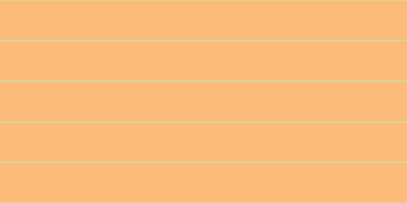 #fdbb79, #dbd393 horizontal lines, four pixels wide, seventy-six pixels apart